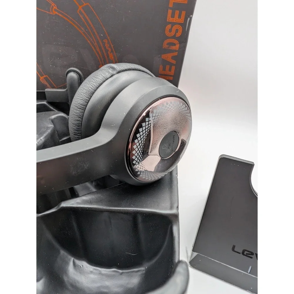 LEVN Bluetooth 5.0 Headset Wireless Headset with Microphone AI Noise Cancel